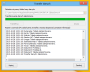 Transfer danych - zrzut